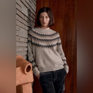 VINCE Cashmere Fairisle Sweater XS